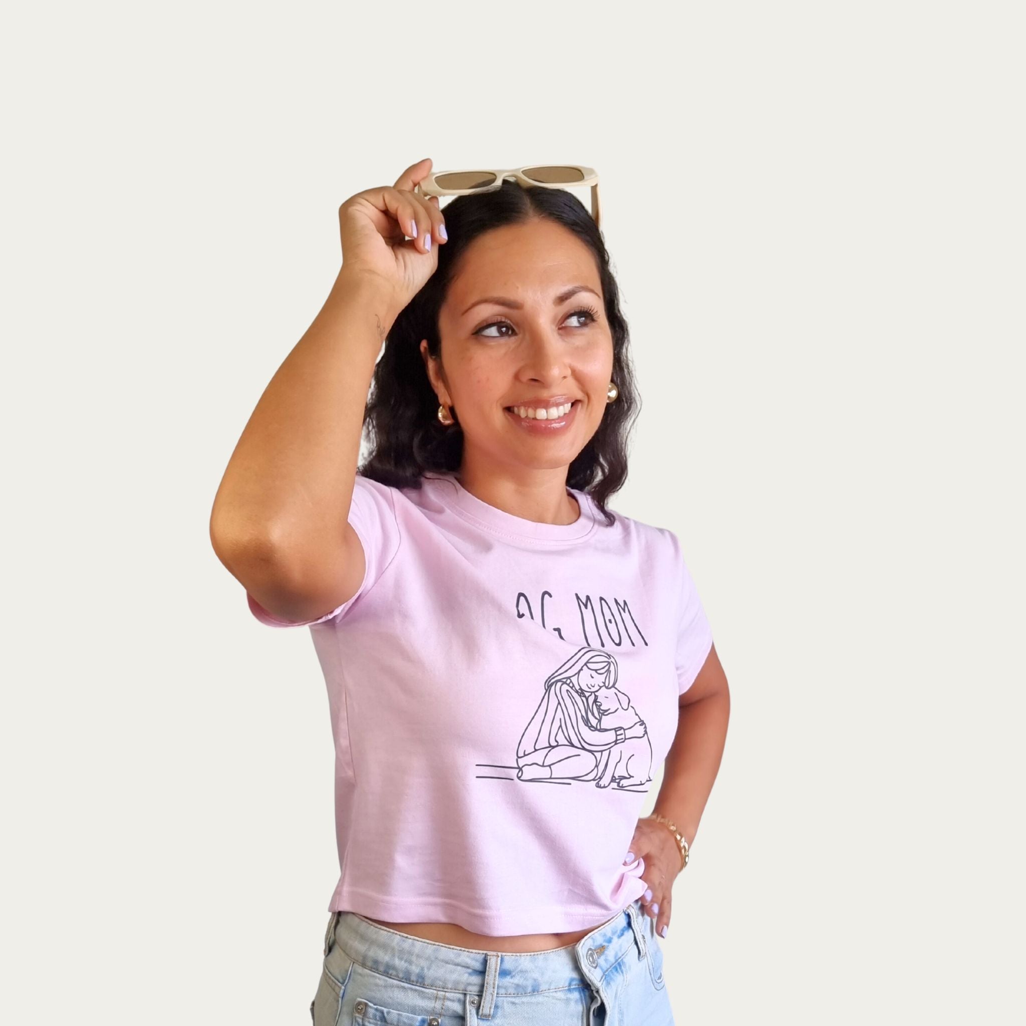 Dog Mom Crop Top