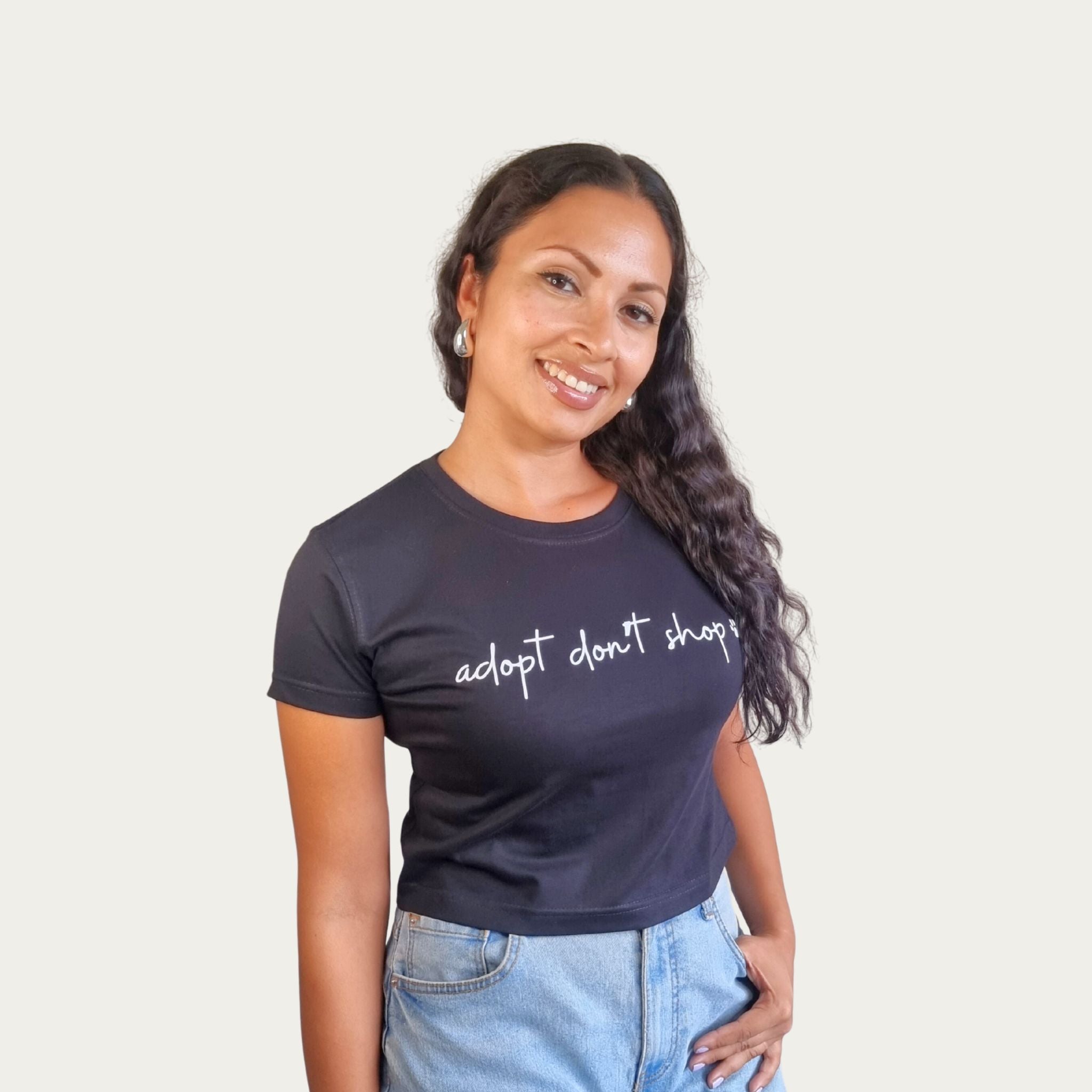 Adopt Don't Shop Crop Top