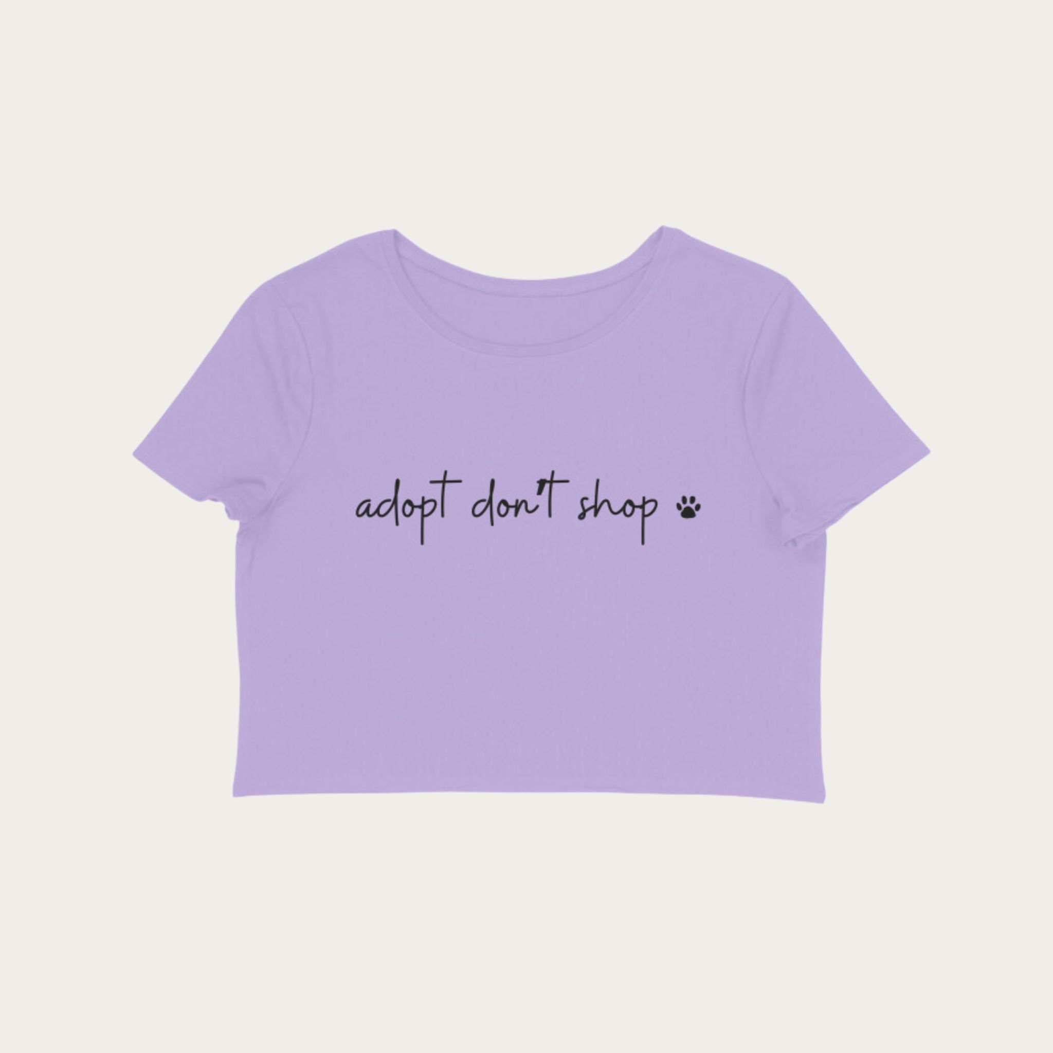 Adopt Don't Shop Crop Top