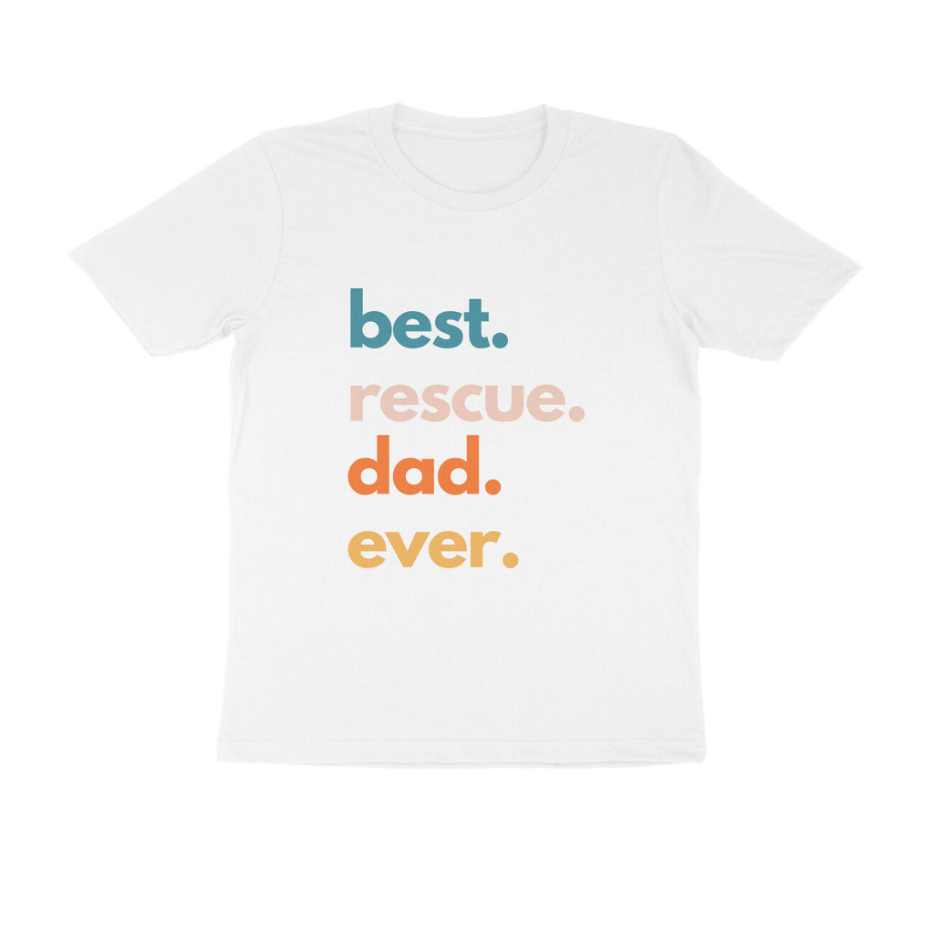 Best Rescue Dad Color T-Shirt