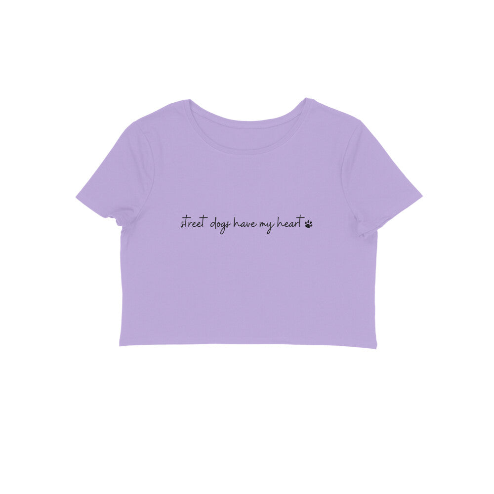 Street Dogs Heart Crop Top