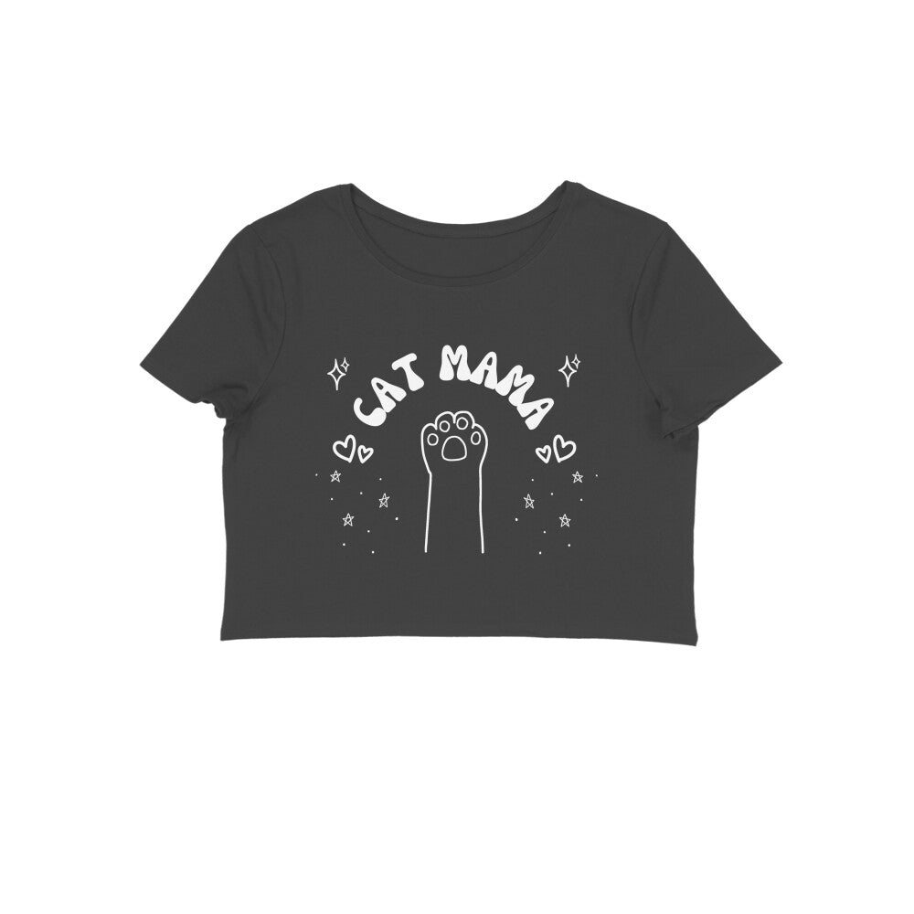 Cat Mama Crop Top